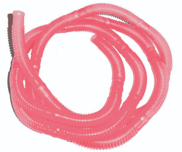 Pink corrugated Scavenger tubing