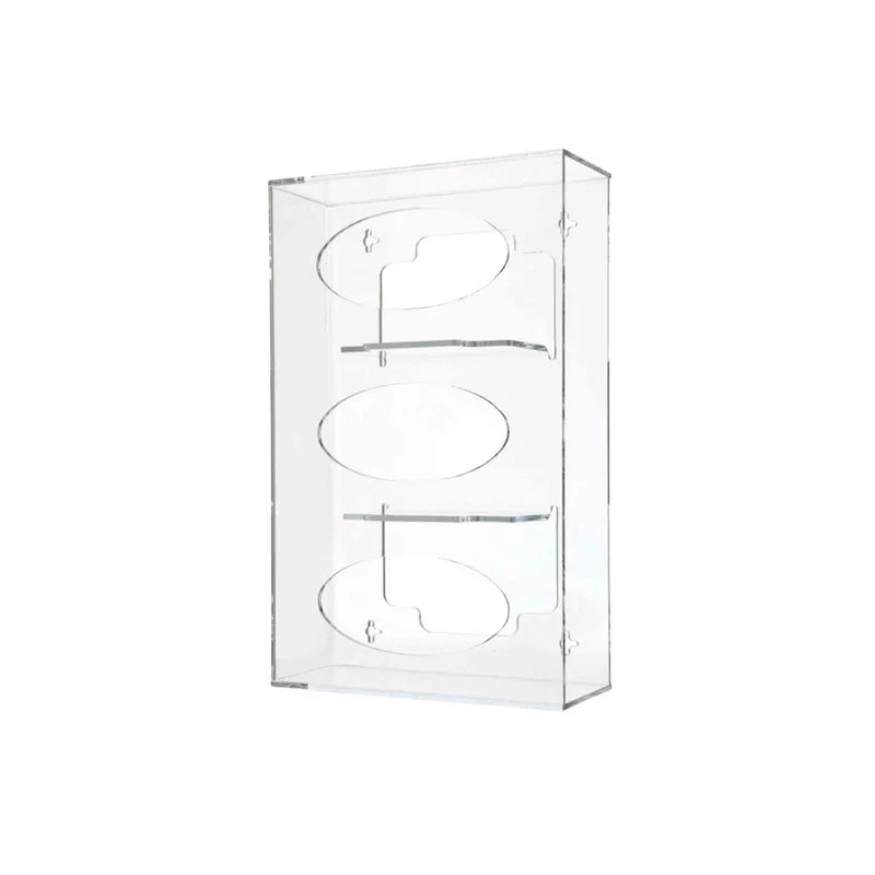 Acyrlic Clear Glove Dispenser 3 Tier