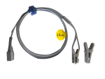 Vet1 GE Datex Veterinary tongue clip SPO2 sensor, 1.1m with 2 x Y clips. 1 x large and 1 x small.