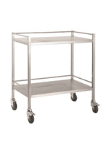 Stainless Steel Trolley - Double - No Drawer 800 x 500 x 900