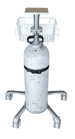 Anaesthetic Machine Pole Mount Oxygen Cylinder Holder