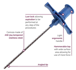 Jam Blu - Bone Marrow Biopsy Needle - Light - With Extraction Wire