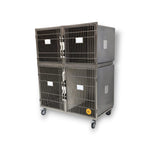 Cage Bank 1120 S/Steel Mobile & Divider