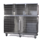 Cage Bank 4180 S/Steel Mobile & Divider