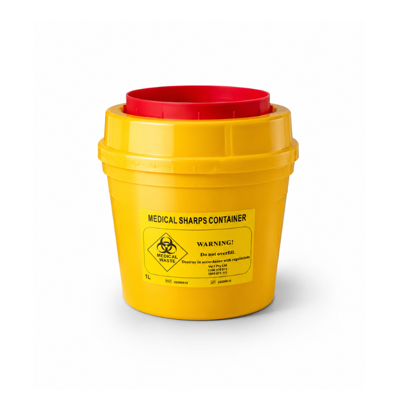 Medical Sharps Bin – Available in 1L to 18L Capacity