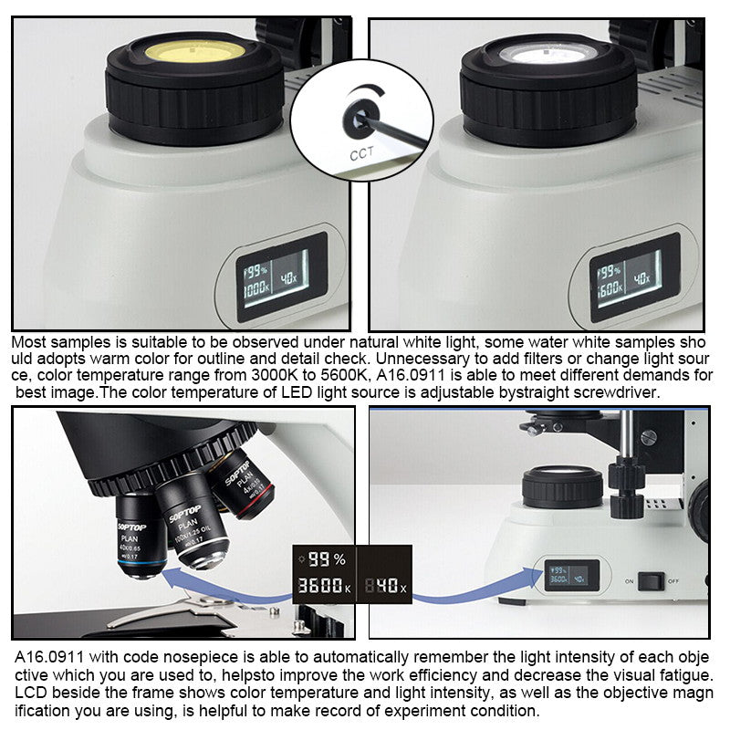Biological Microscope Trinocular