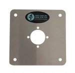 S/S Oxygen wall plate (Small)