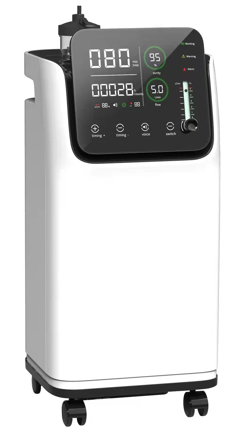5lpm Oxygen Concentration Dual Supply