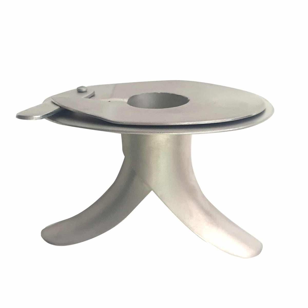 Tracheotomy Tube - Inside diameter 22mm Outside diameter 28mm Chrome Plated