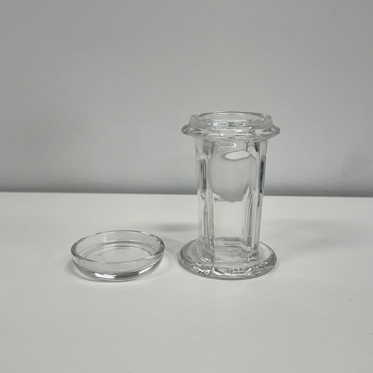 Microscope Coplin Glass Jar with Lid