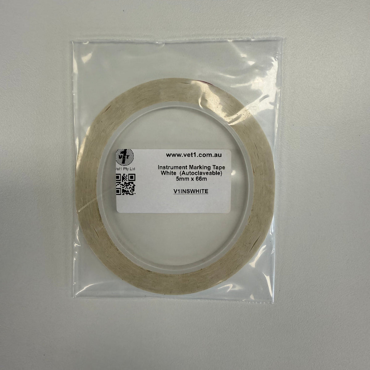 Instrument Marking Tape White(Autoclaveable) 5mm x 66m