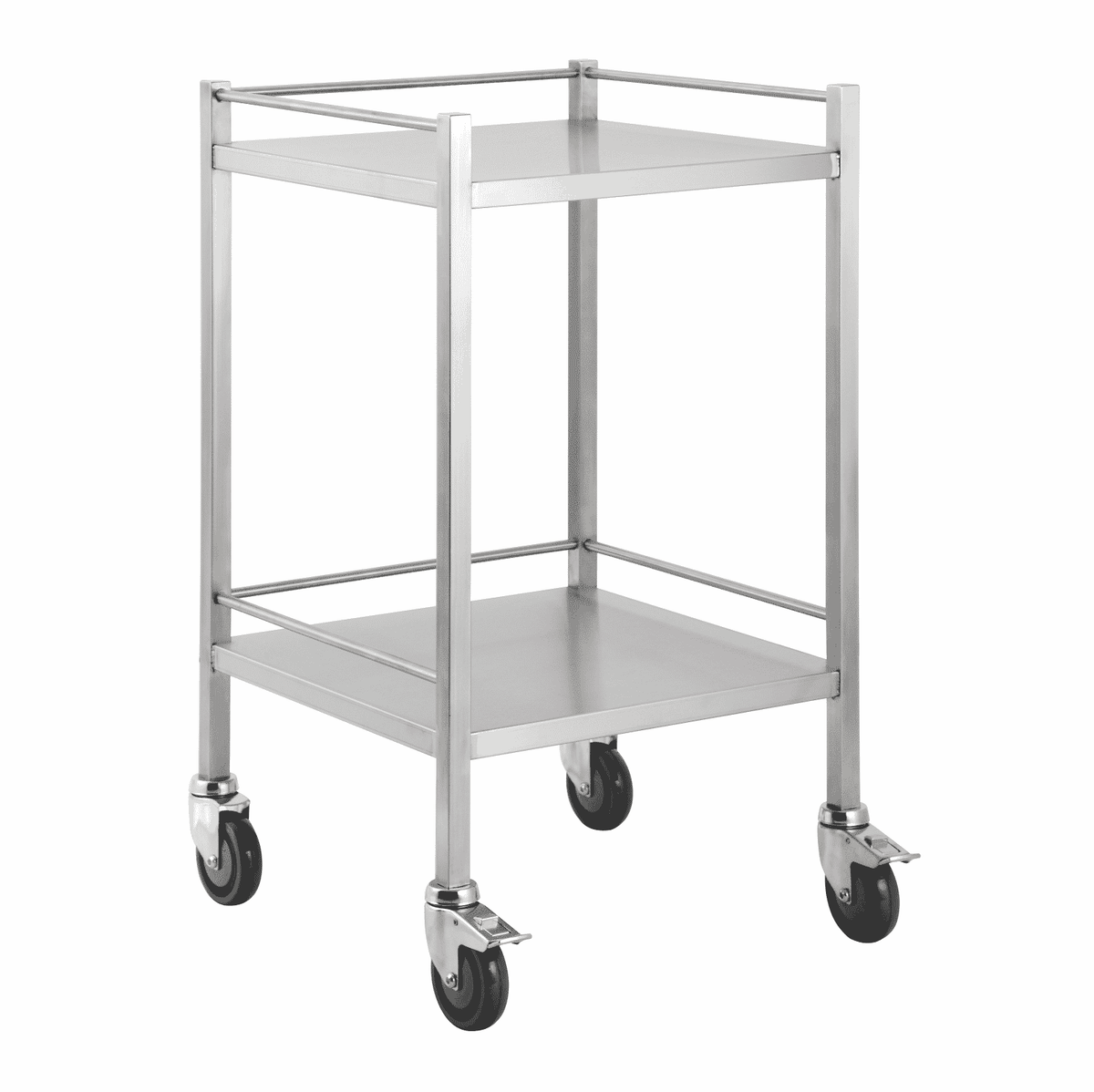 Stainless Steel Trolley - Single - No Drawer - 500 x 500 x 900