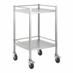 Stainless Steel Trolley - Single - No Drawer - 500 x 500 x 900