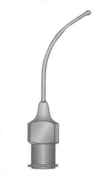 Lacrimal duck cannula - Size: 33mm curved olive tip