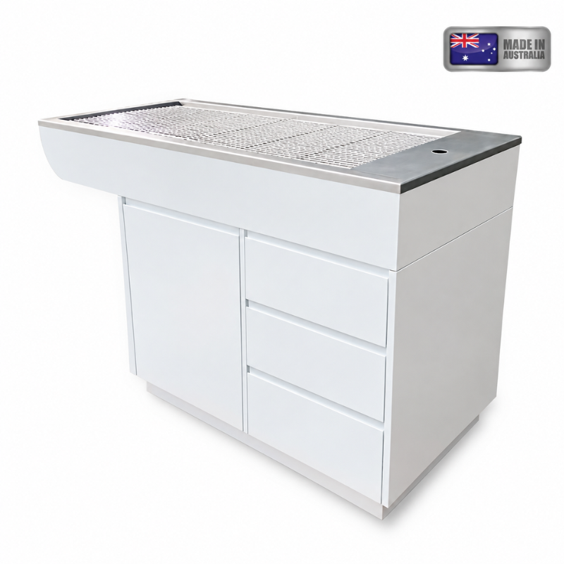 Prep & Treat Tub Cabinet - Door & 3 Draws