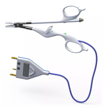 Electrosurgical scissors small jaw curved SM2150