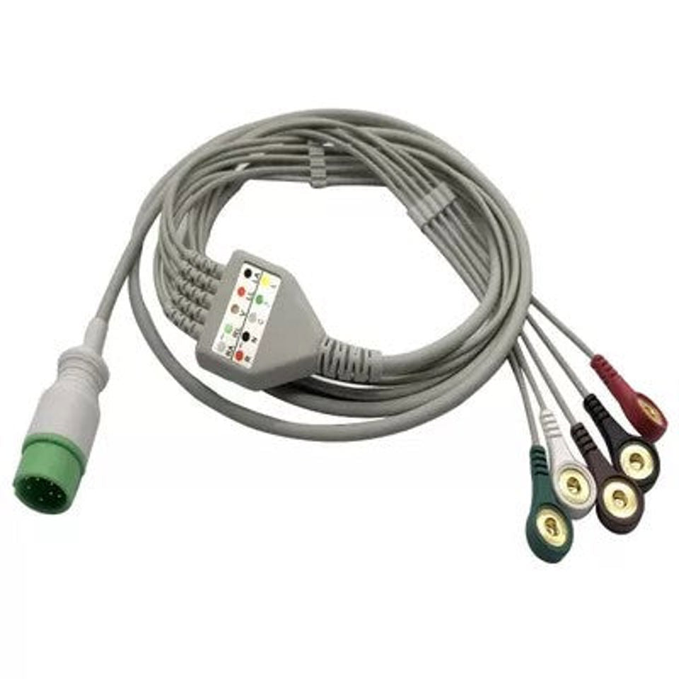 Floline 5 Leads IEC Defibrillation ECG Cable