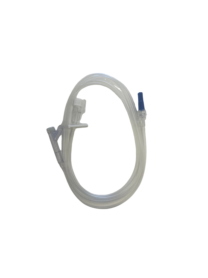 Vet 1 Microbe Ext Set 80cm / Y Port / Rot Male Luer Box 50
