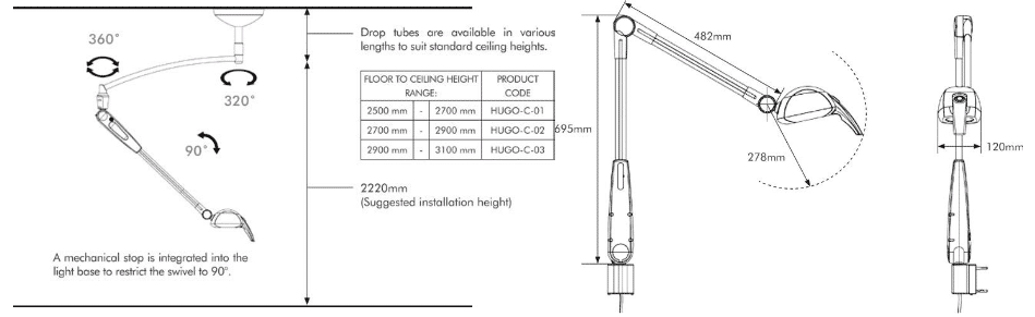 HUGO LED EXAM LIGHTS - Animal Direct Group NZ Limited